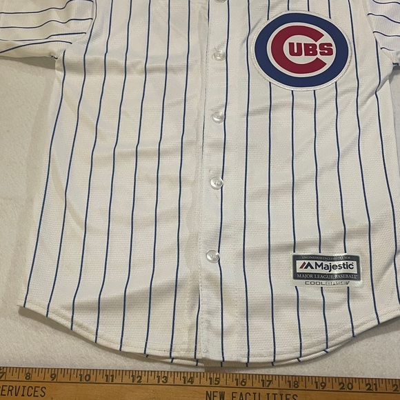 Majestic White and Blue Cubs Jersey Chris Bryant #17 - Picture 7 of 13